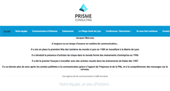 Desktop Screenshot of prismeconsulting.com