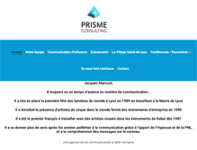 Tablet Screenshot of prismeconsulting.com